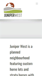 Mobile Screenshot of juniperwest.com
