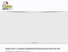 Tablet Screenshot of juniperwest.com
